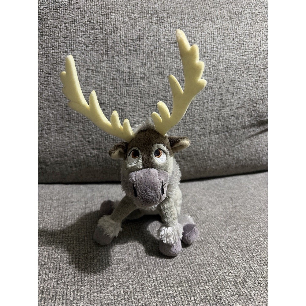 Disney Frozen SVEN Reindeer TY Sparkle Beanie 7" Plush Toy